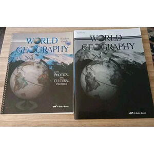 Abeka World Geography Test/Quiz Key & Teacher Guide Homeschool Curriculum